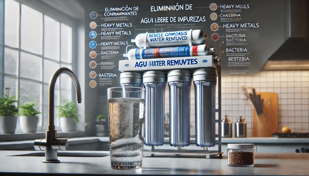 Eliminación de contaminantes: Agua libre de impurezas